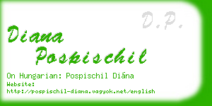 diana pospischil business card
